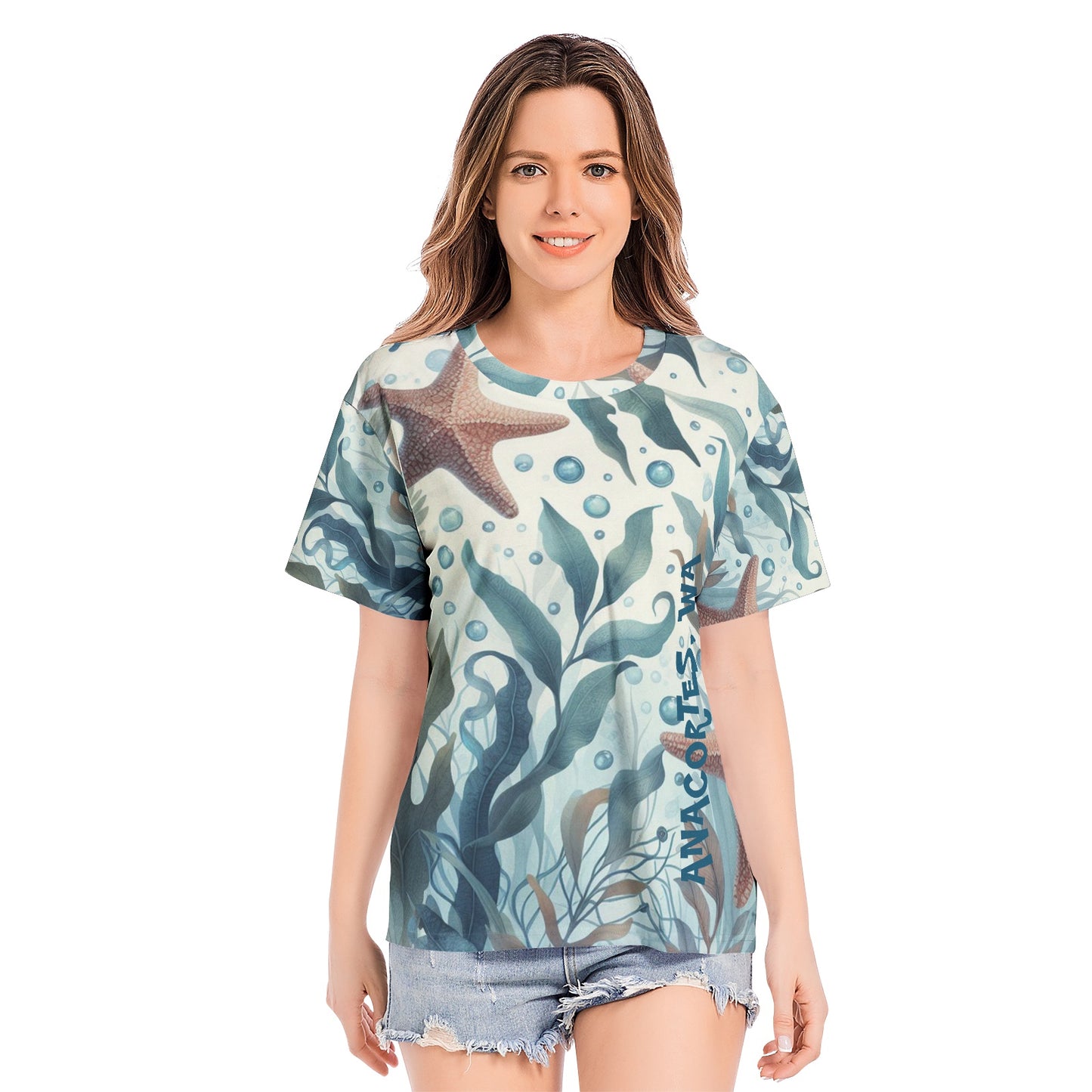 STARFISH Under the Sea Anacortes Unisex All-Over Print Cotton T-shirts