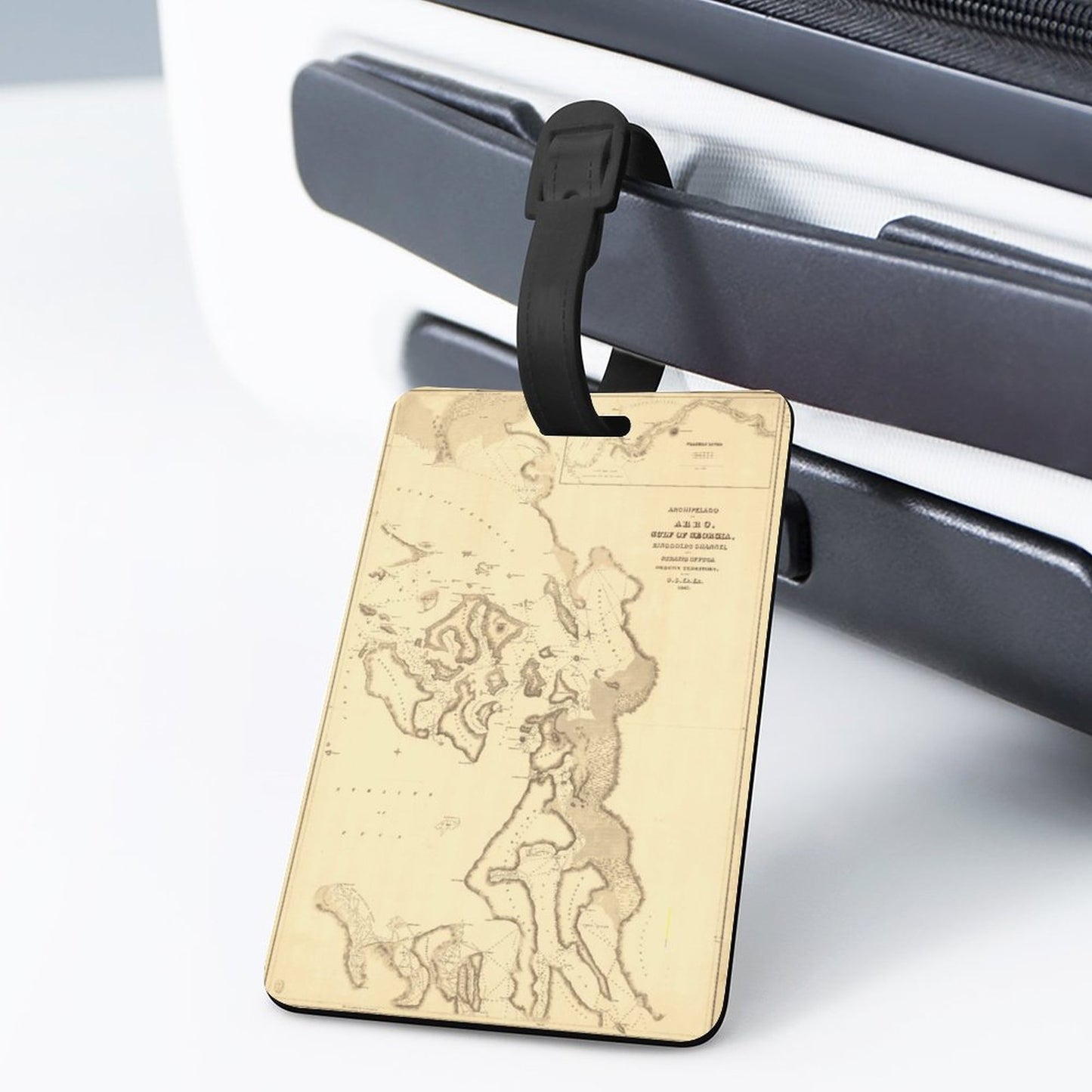 ANACORTES MAP Luggage Tag