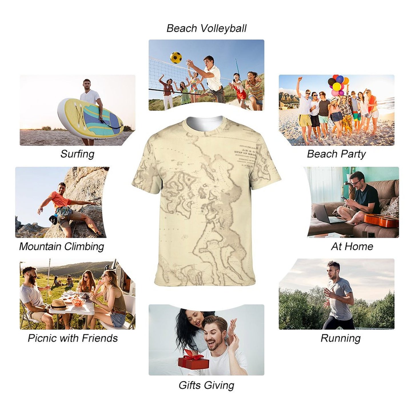 ANACORTES MAP T-Shirt