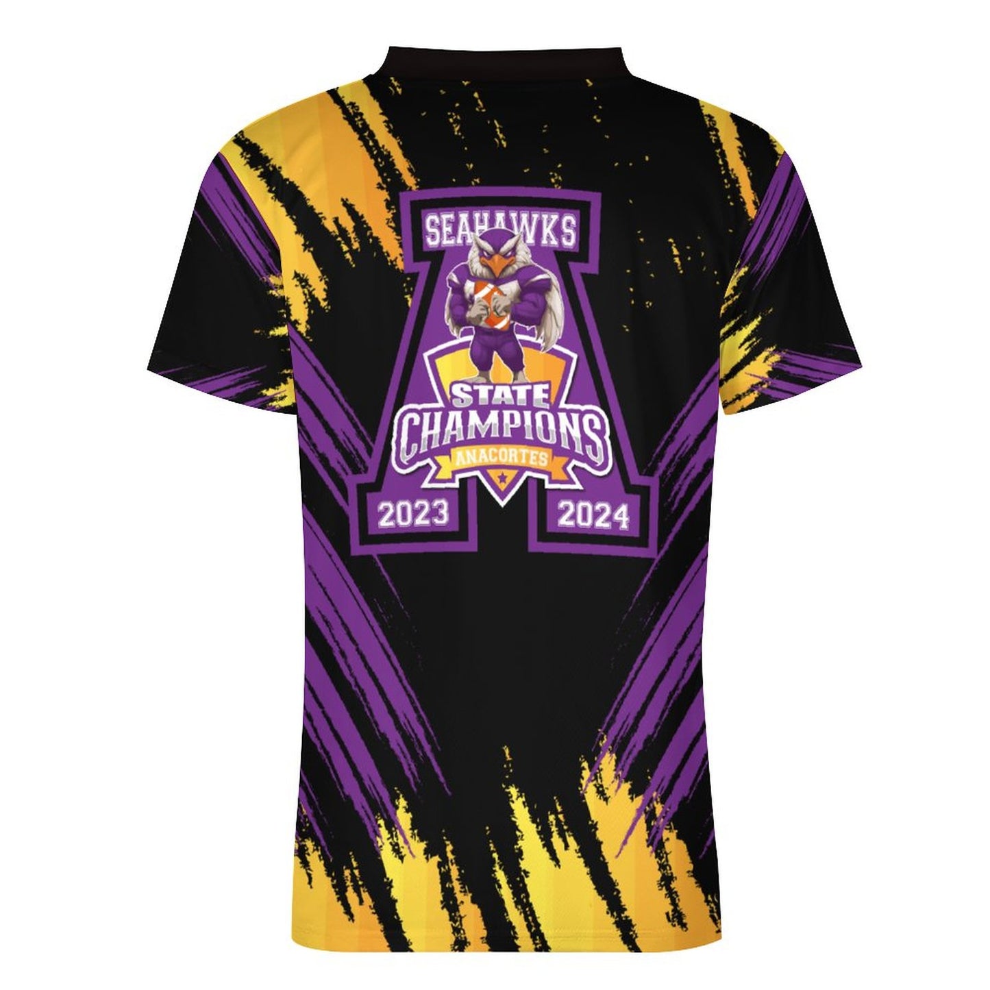 ANACORTES SEAHAWKS STATE CHAMP V Neck Football Jersey