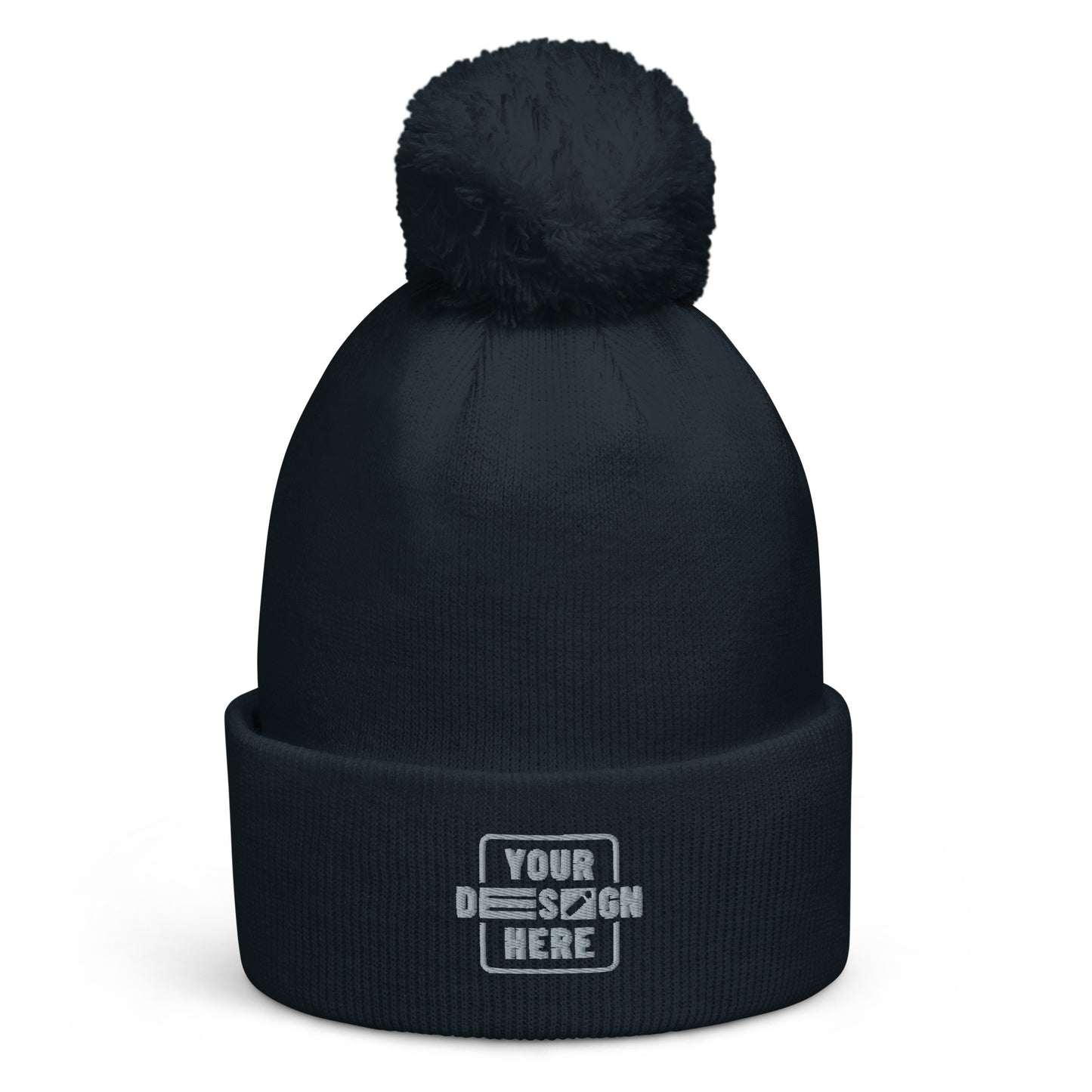 CATALOG EMBROIDERED Pom pom beanie