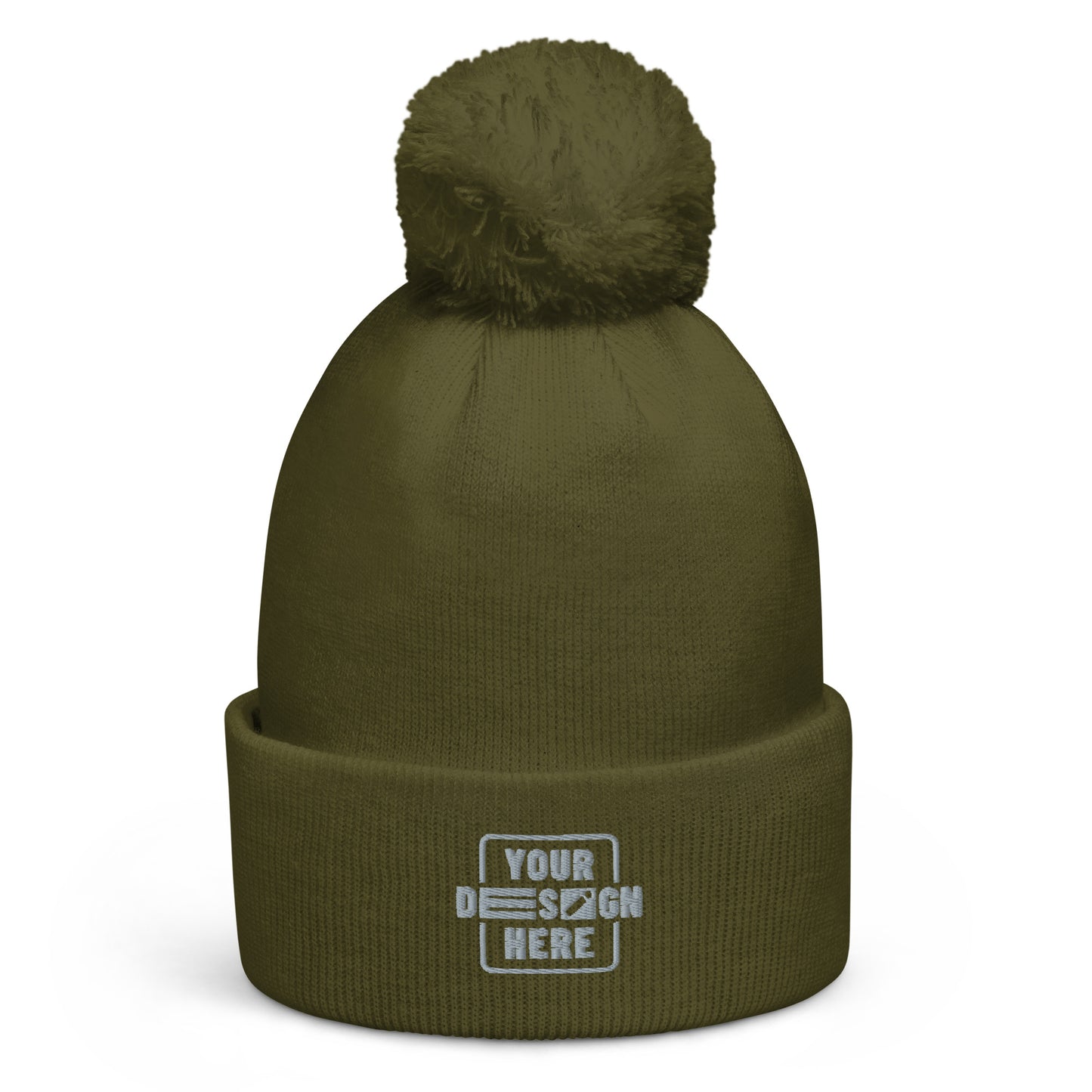 CATALOG EMBROIDERED Pom pom beanie