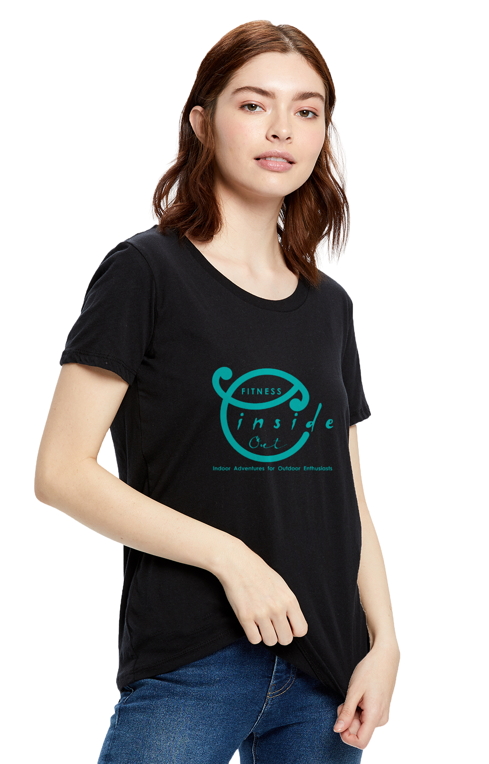 IO FITNESS Women's Short-Sleeve Loose Fit Boyfriend Tee