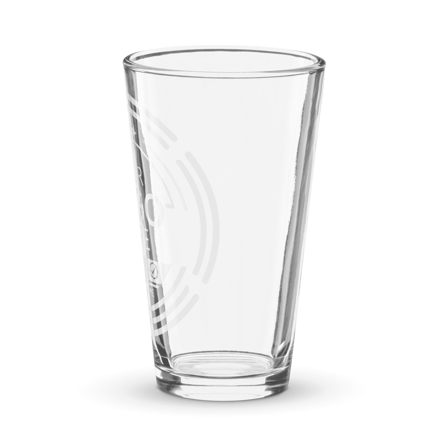 YOUR LOGO HERE! Shaker pint glass