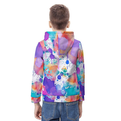 160gsm Children's Lightweight Pullover Hoodie A38H (All-Over Printing)