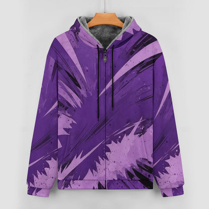 Zip up Hoodie with Plush Lining