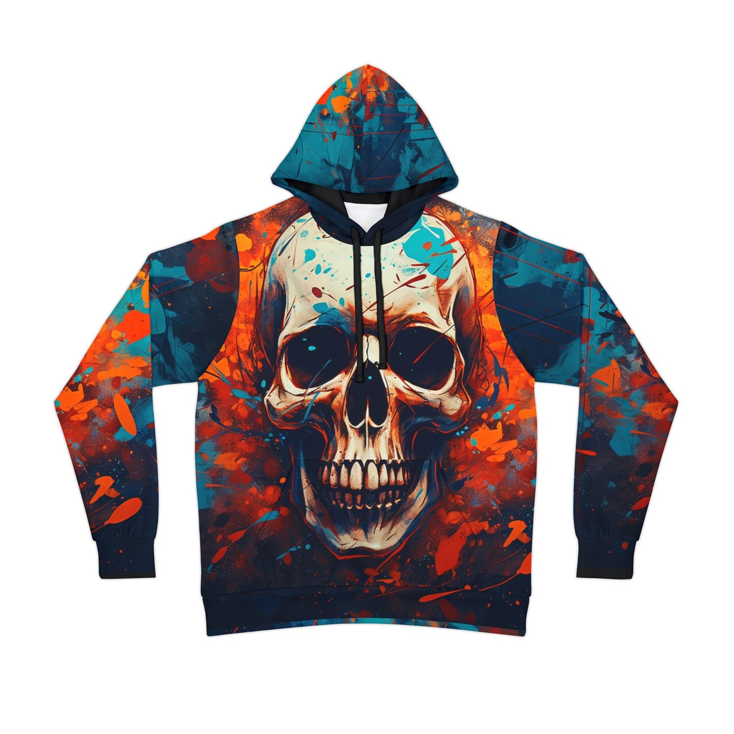 Splatter Skull Hoodie