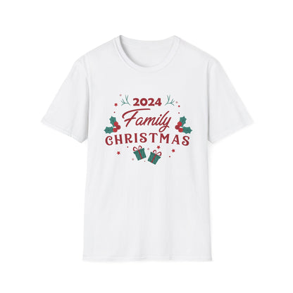 FAMILY CHRISTMAS 2024  HOLLY Unisex Softstyle T-Shirt