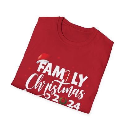 FAMILY CHRISTMAS 2024 JOLLY Unisex Softstyle T-Shirt