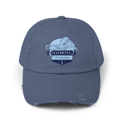 Octopus Anacortes Unisex Distressed Cap