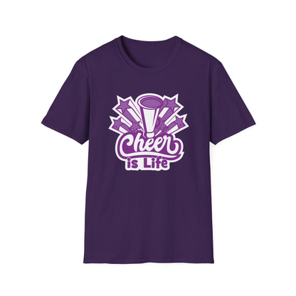 CHEER IS LIFE  Unisex Softstyle T-Shirt