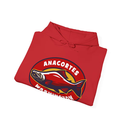 ANACORTES SALMON  Unisex Heavy Blend™ Hooded Sweatshirt