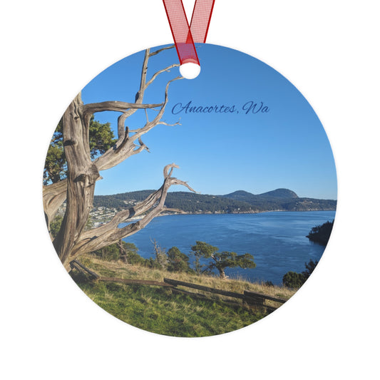 THE VIEW  ANACORTES  Metal Ornament