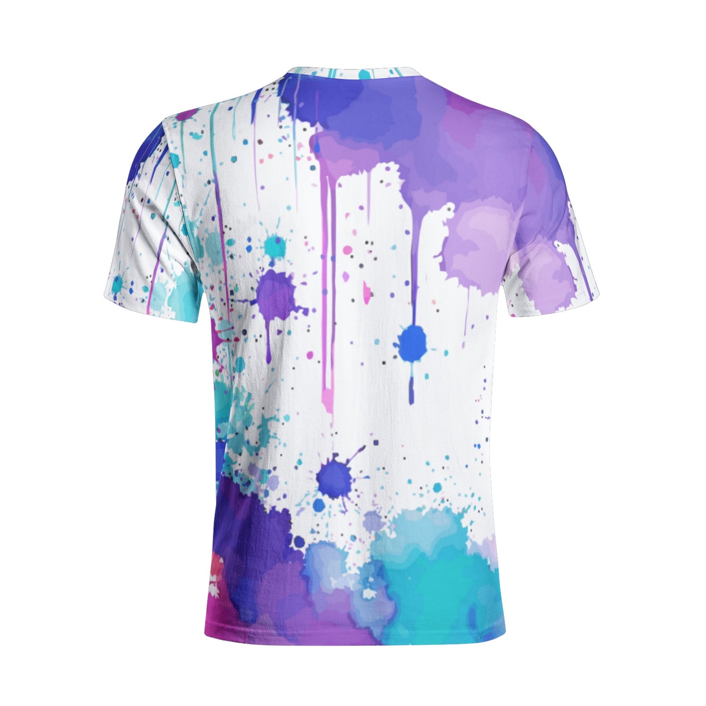 ANACORTES ART SPLASH Unisex All-Over Print Cotton T-shirts