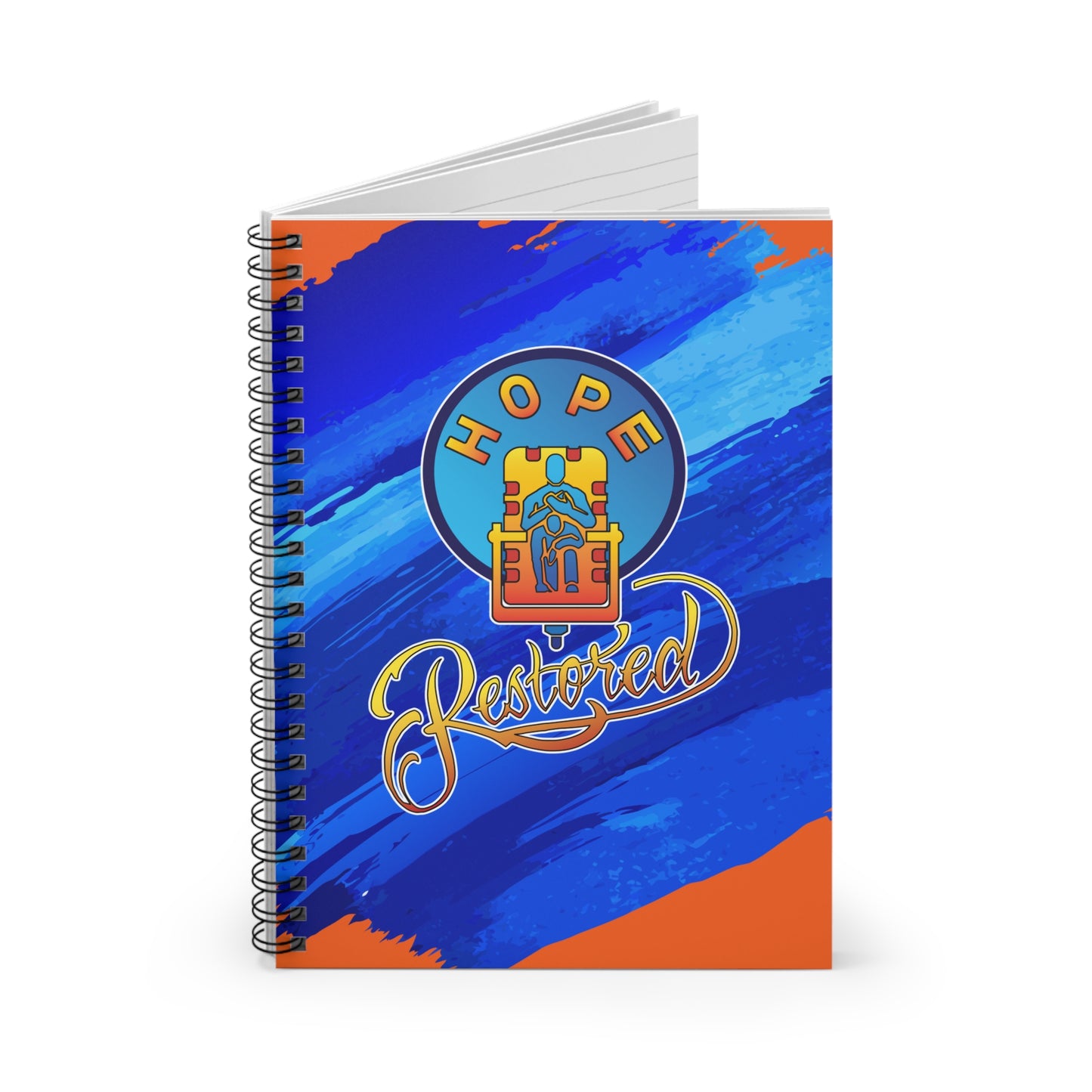 HOPE RESTORED Spiral Notebook - Ruled Line