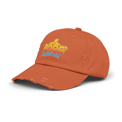 HOPE RESTORED Unisex Distressed Cap