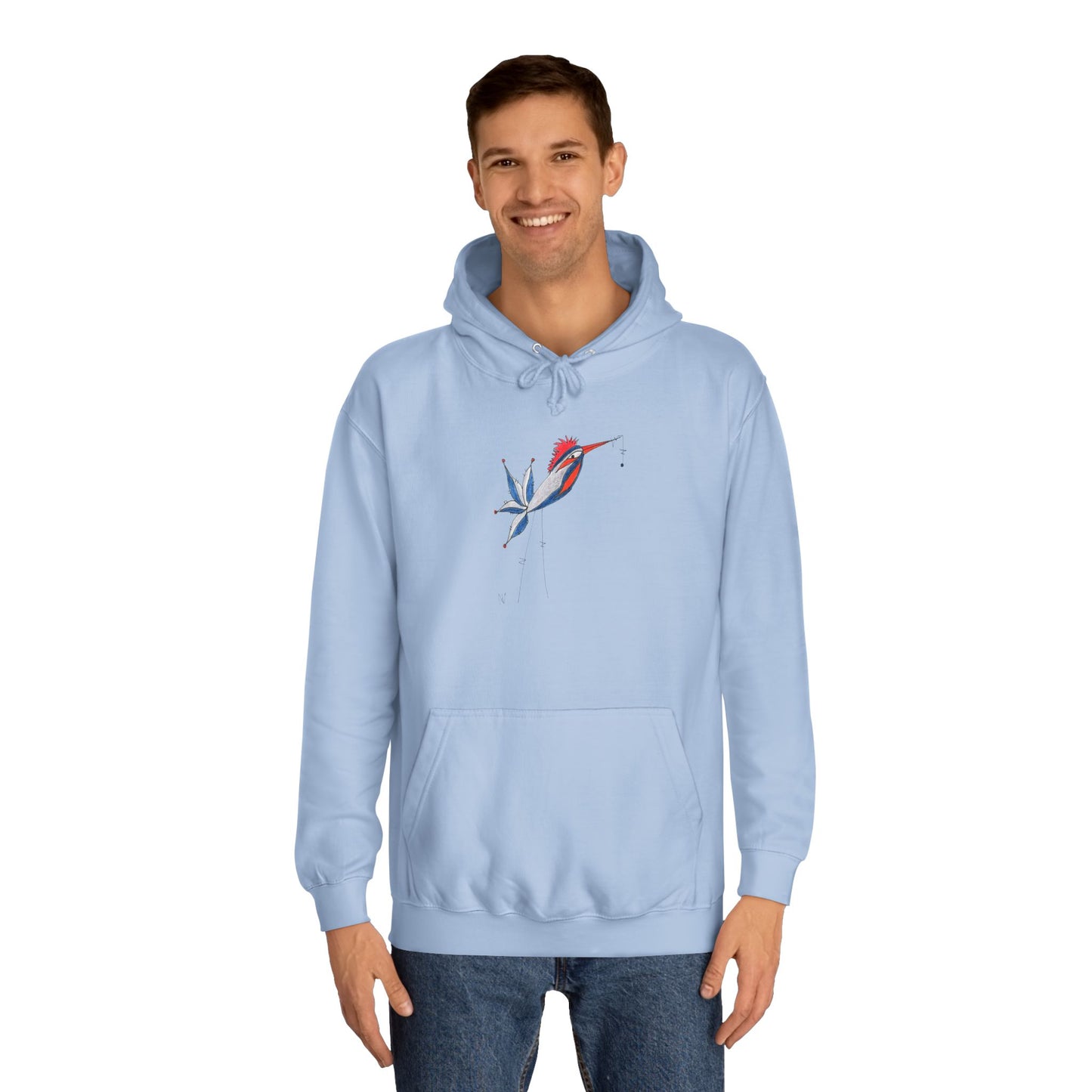 Whimzy Bird  Unisex College Hoodie