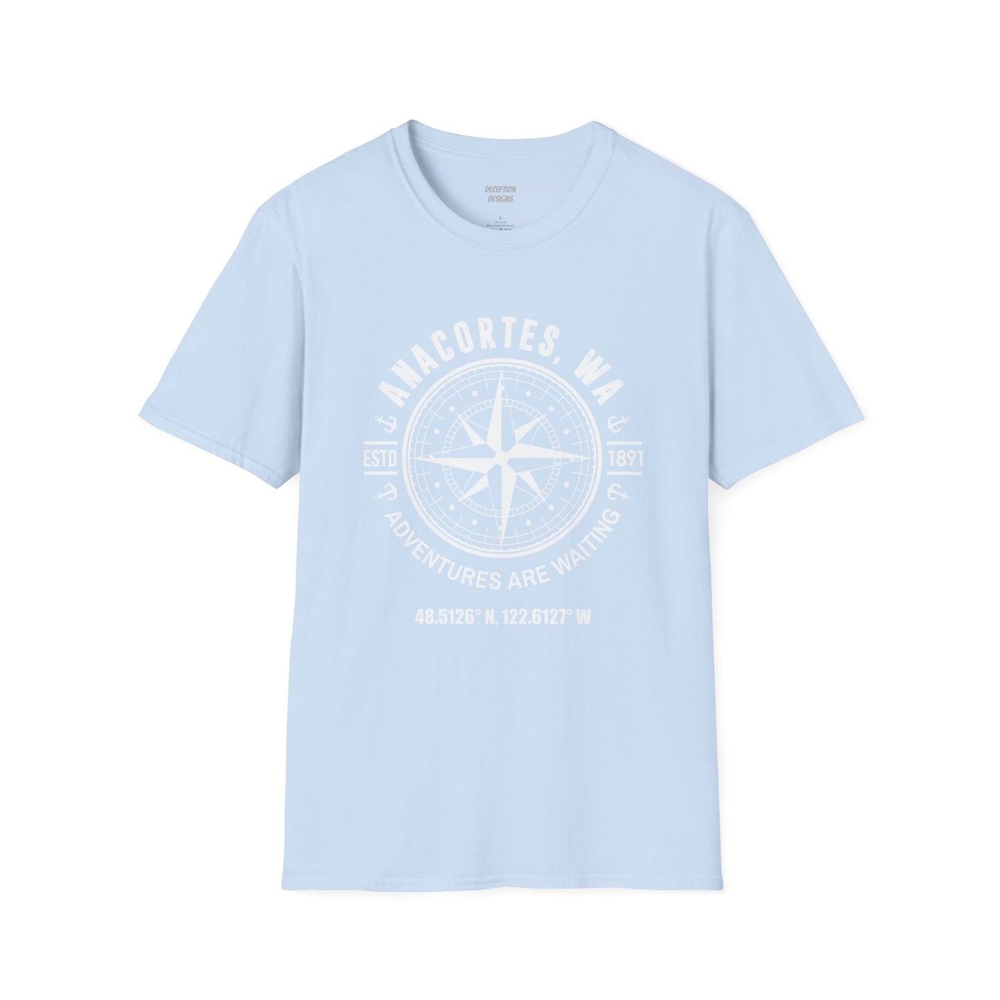 ANACORTES COMPASS Unisex Softstyle T-Shirt