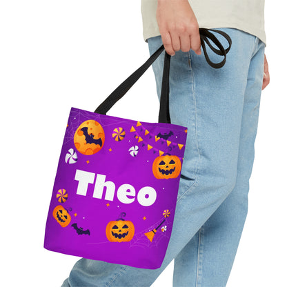 THEO Cute Pumpkins Halloween Tote Bag