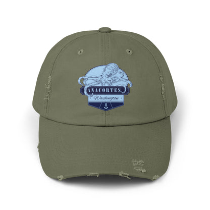 Octopus Anacortes Unisex Distressed Cap