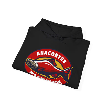 ANACORTES SALMON  Unisex Heavy Blend™ Hooded Sweatshirt