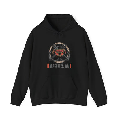 ANACORTES CRAB/ANCHOR Unisex Heavy Blend™ Hooded Sweatshirt