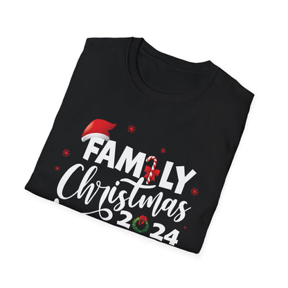 FAMILY CHRISTMAS 2024 JOLLY Unisex Softstyle T-Shirt