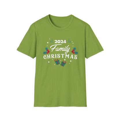 FAMILY CHRISTMAS 2024  HOLLY Unisex Softstyle T-Shirt