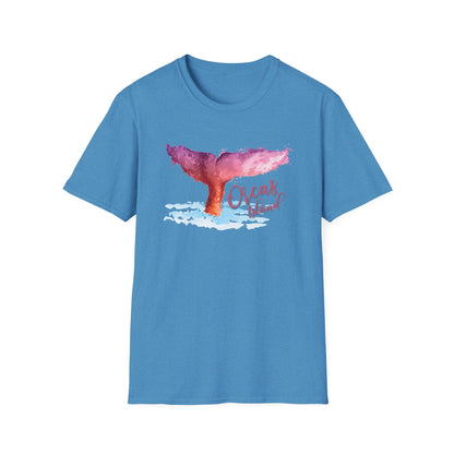 PASTEL WHALE ORCAS Unisex Softstyle T-Shirt