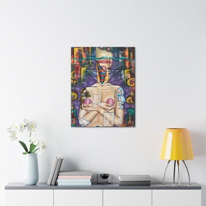 Lady of Crystals Canvas Gallery Wraps
