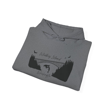 DECEPTION PASS BRIDGE, SCENE  Unisex Heavy Blend™ Hooded Sweatshirt