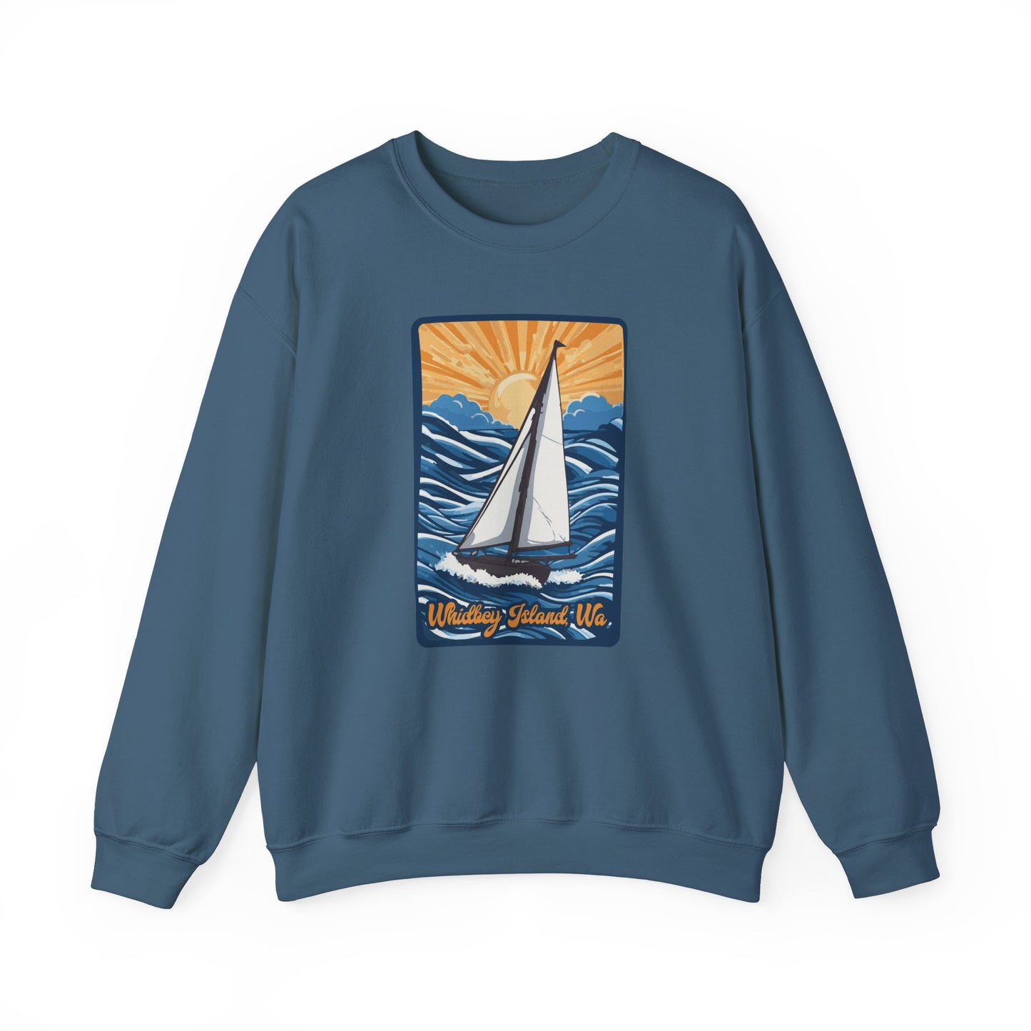 WHIDBEY ISLAND WA   Unisex Heavy Blend™ Crewneck Sweatshirt