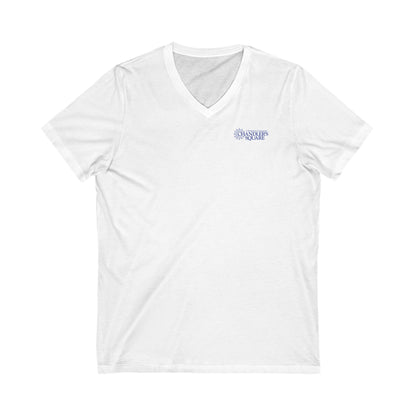 CHANDLER'S SQUARE Unisex Jersey Short Sleeve V-Neck Tee