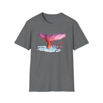 PASTEL WHALE ORCAS Unisex Softstyle T-Shirt