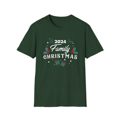 FAMILY CHRISTMAS 2024  HOLLY Unisex Softstyle T-Shirt