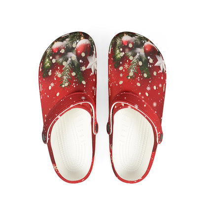 CHRISTMAS RED  Rubber Shoes