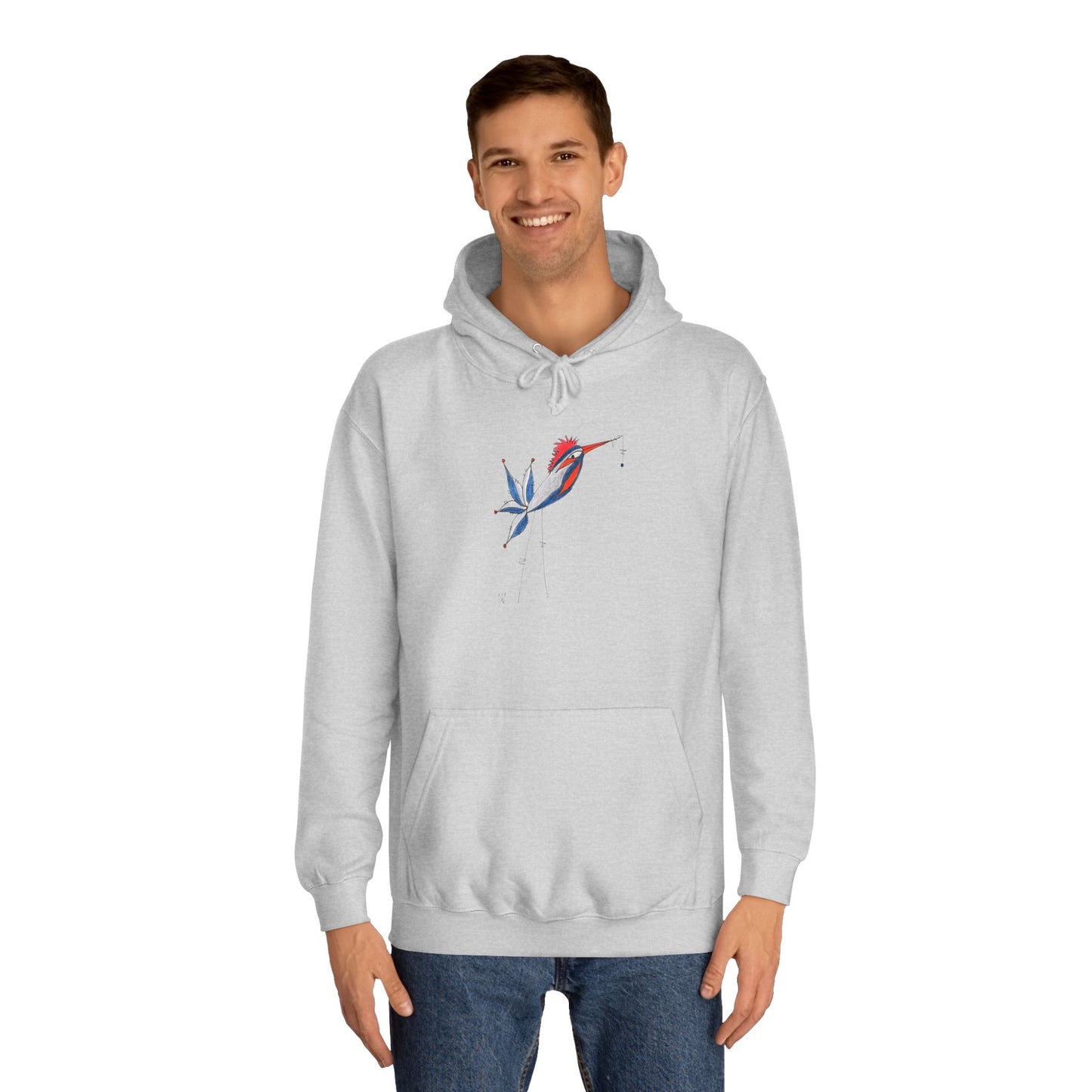 Whimzy Bird  Unisex College Hoodie