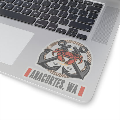 ANACORTES CRAB/ANCHOR Sticker