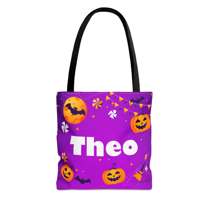 THEO Cute Pumpkins Halloween Tote Bag