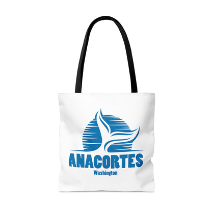 ANACORTES WHALE TAIL Tote Bag