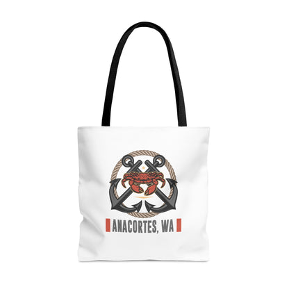 Anacortes Crab Tote Bag