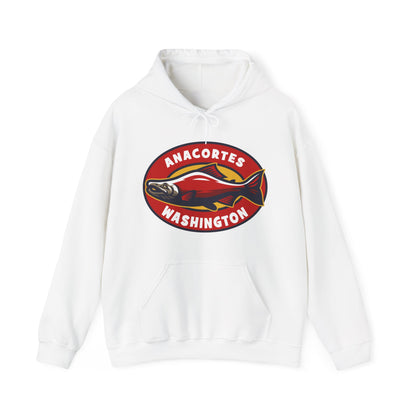 ANACORTES SALMON  Unisex Heavy Blend™ Hooded Sweatshirt