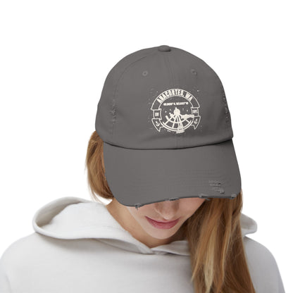 Anacortes Coordinates  Unisex Distressed Cap