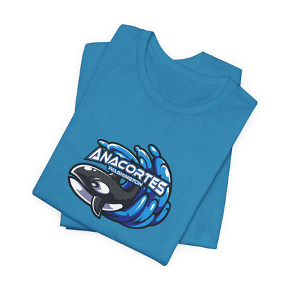 ANACORTES ORCA MASCOT Unisex Jersey Short Sleeve Tee