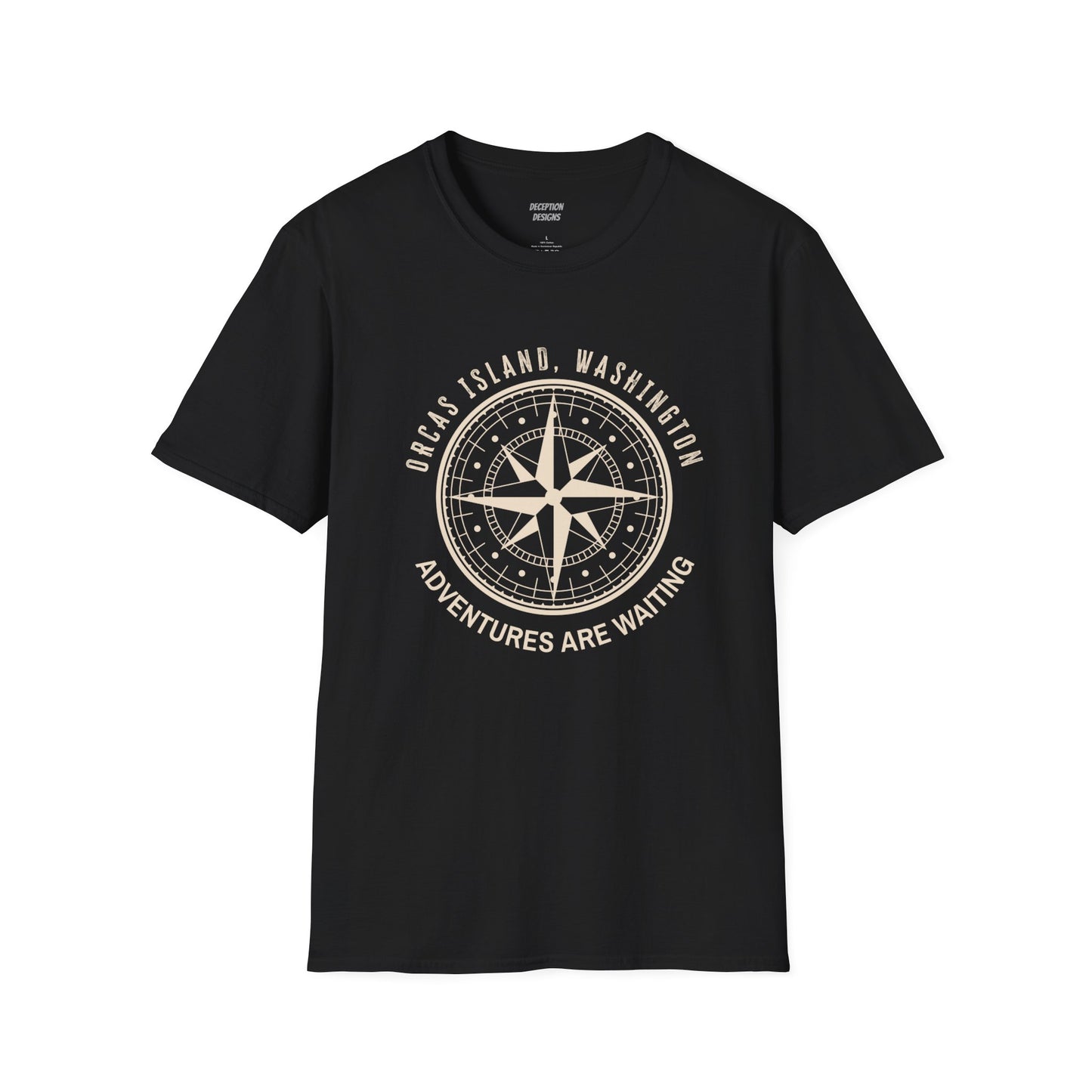 ORCAS ISLAND - Compass Unisex Softstyle T-Shirt
