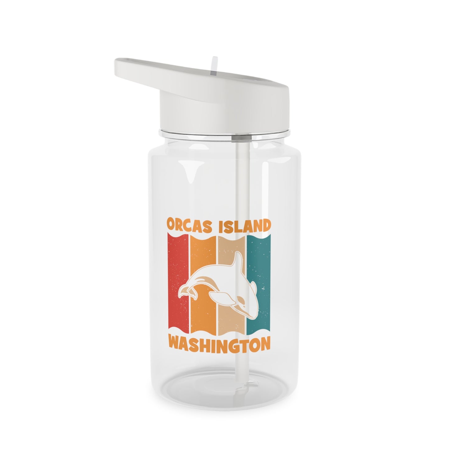 ORCAS ISLAND WHALE Tritan Water Bottle