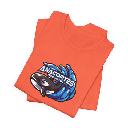 ANACORTES ORCA MASCOT Unisex Jersey Short Sleeve Tee