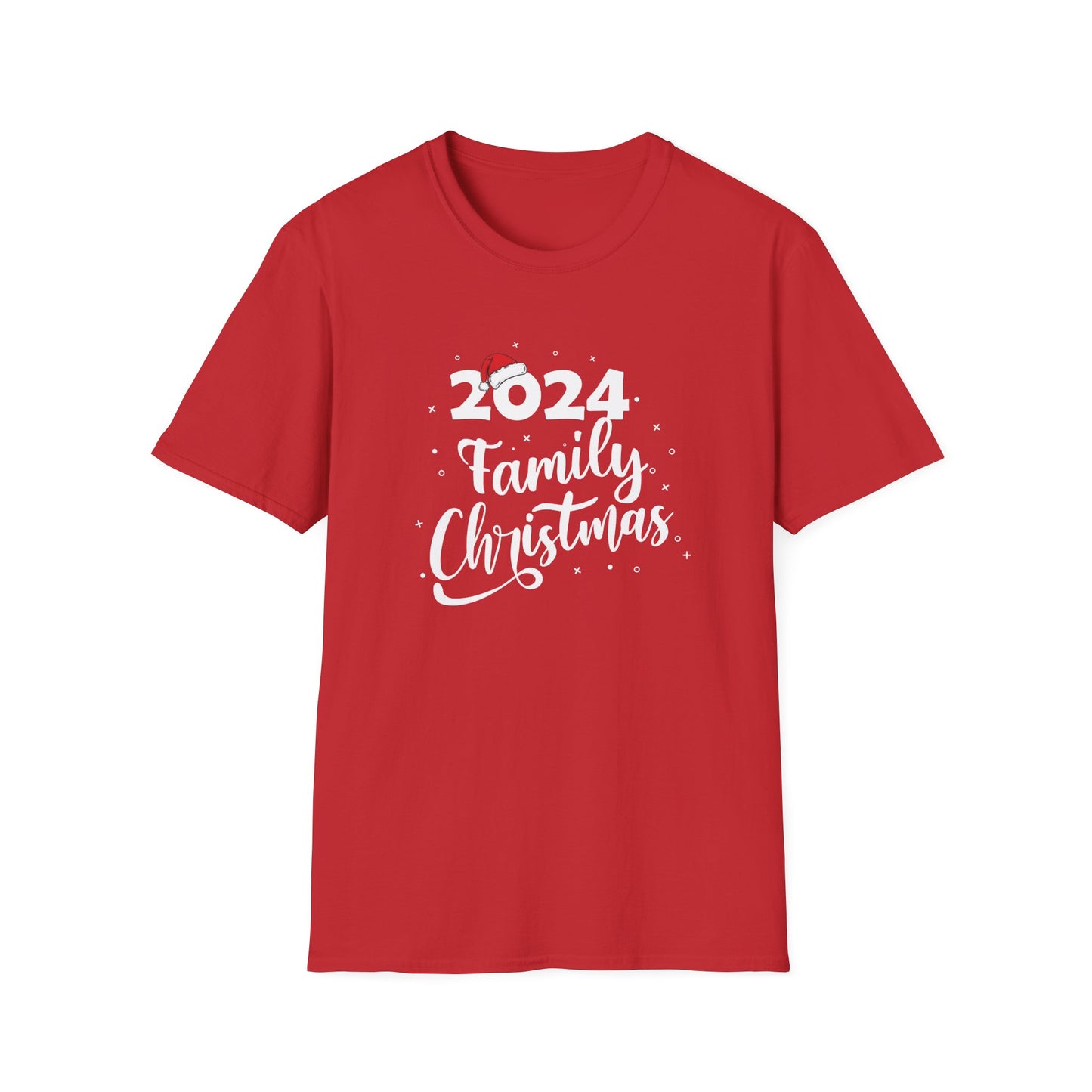 FAMILY CHRISTMAS 2024  JOY Unisex Softstyle T-Shirt