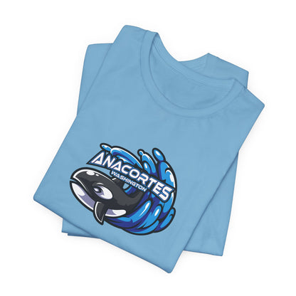 ANACORTES ORCA MASCOT Unisex Jersey Short Sleeve Tee