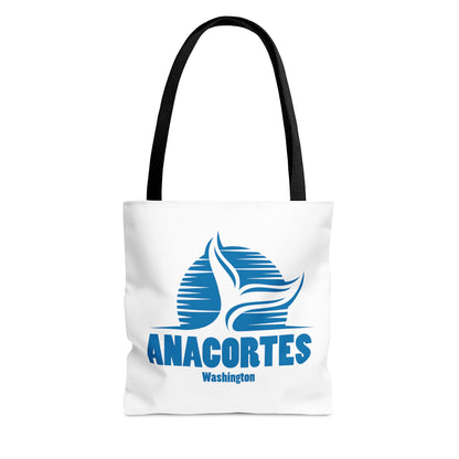 ANACORTES WHALE TAIL Tote Bag